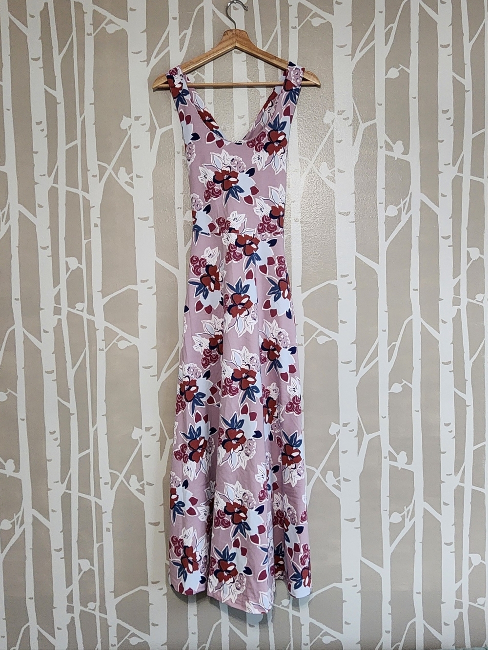 Pact:  Fresh Floral Lavender Haze  Maxi Dress